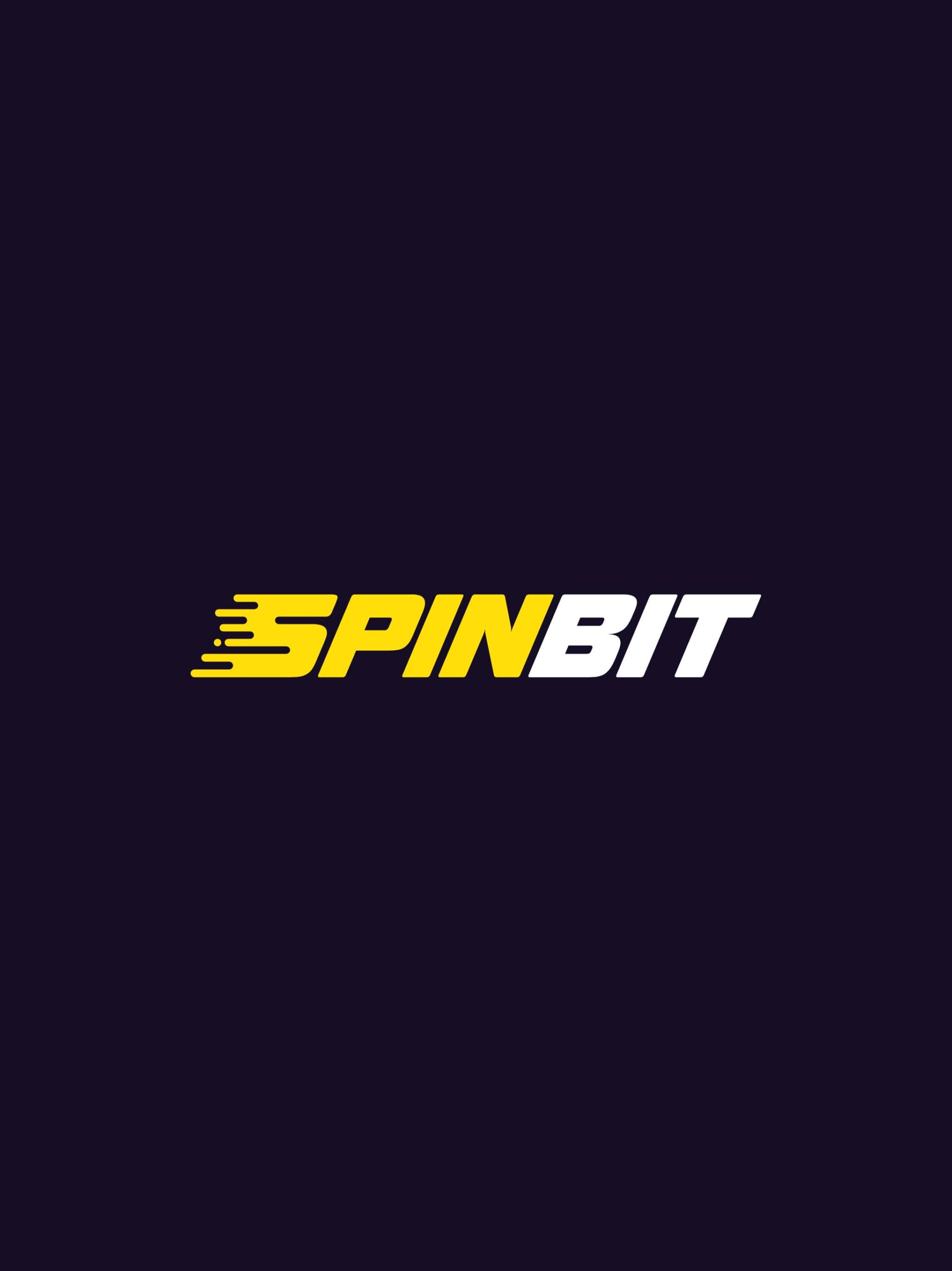 Spinbit Casino game lobby interface showing slots and navigation menu